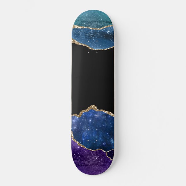 Skateboard Diseño de la serie Galaxy Agate 10 (Anverso)