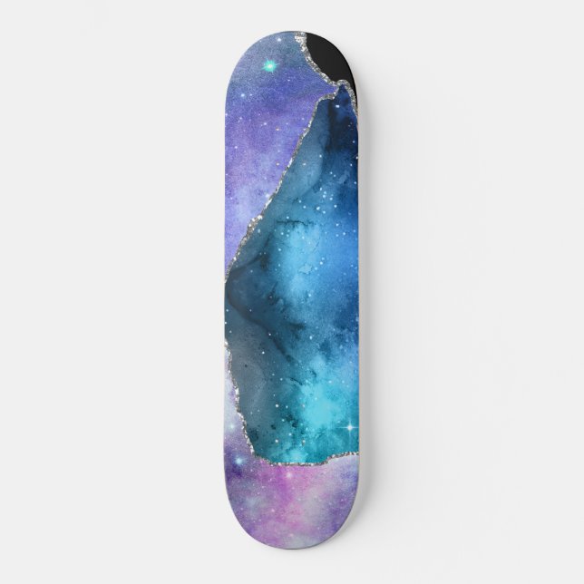 Skateboard Diseño de la serie Galaxy Agate 17 (Anverso)