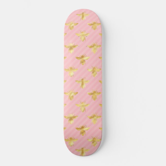 Skateboard Diseño de la serie Princess Bee #7 (Anverso)