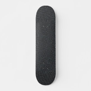 Skateboard Diseño de líneas onduladas en blanco y negro
