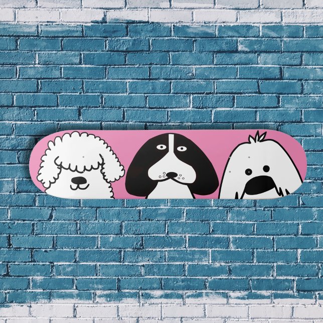 Skateboard Diseño de Mascota lúdico de dibujos animados (Subido por el creador)