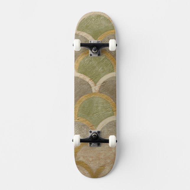 Skateboard Diseño de mosaico de piedra por Chariklia Zarris (Anverso)