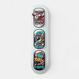 Skateboard Diseño de personalizado de oleaje en la calle 2