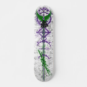 Skateboard Diseño de poque de desperdicios