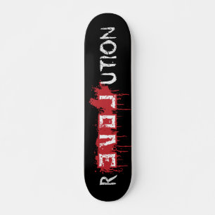 Skateboard Diseño de tablero de patines Revolución