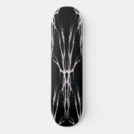 Skateboard Diseño de tatuaje tribal de cráneo de ciervo - bla