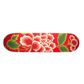 Skateboard Diseño del bordado del chino tradicional