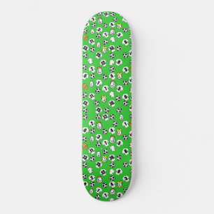 Skateboard Diseño del club de fútbol para aficionados al fútb