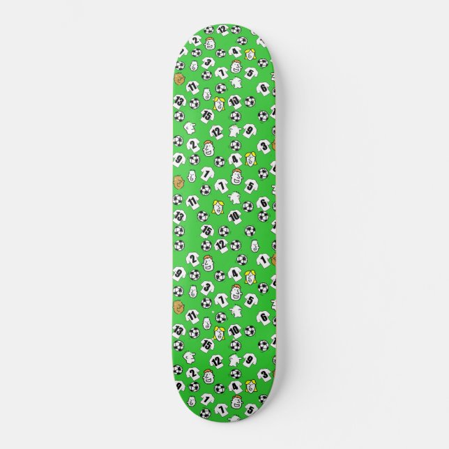 Skateboard Diseño del club de fútbol para aficionados al fútb (Anverso)