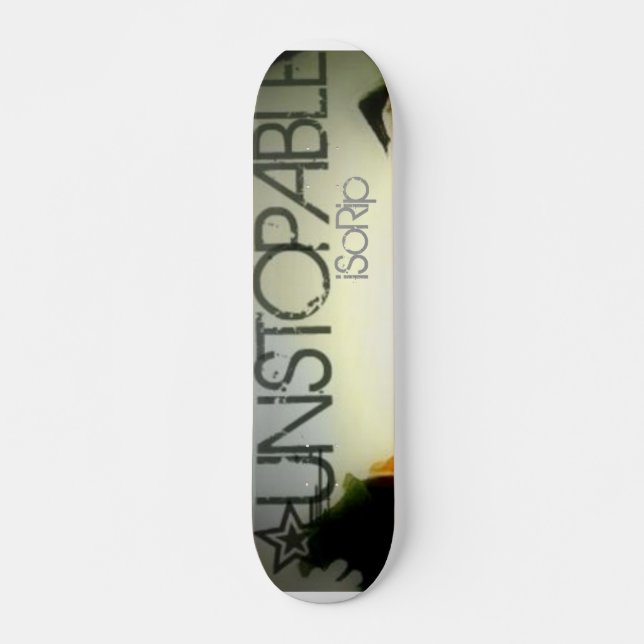 Skateboard Diseño del iSoRip de Unstopable (Anverso )