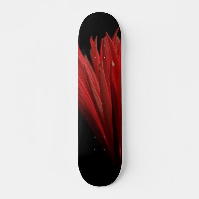 Skateboard Diseño del rojo y del negro (Anverso )