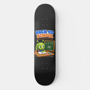 Skateboard Diseño divertido de luchas de matemáticas de alien
