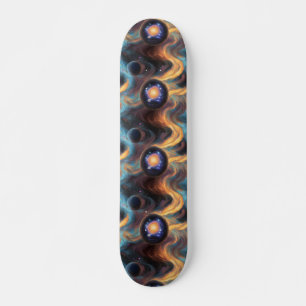 Skateboard diseño espacial