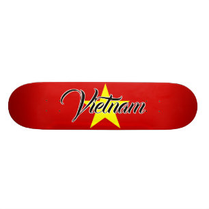 Skateboard Diseño extremo de la estrella del amarillo de la