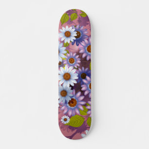 Skateboard Diseño floral 1