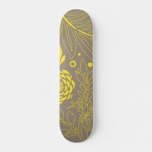 Skateboard Diseño floral 18