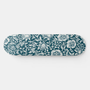 Skateboard Diseño Floral Vintage de Malva de William Morris