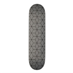 Skateboard Diseño geométrico del arte del modelo
