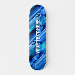 Skateboard Diseño gráfico inconsútil - negro azul I