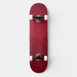 Skateboard Diseño gráfico retro elegante