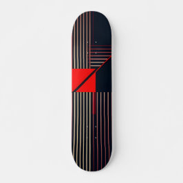 Skateboard Diseño gráfico retro elegante