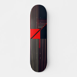 Skateboard Diseño gráfico retro elegante