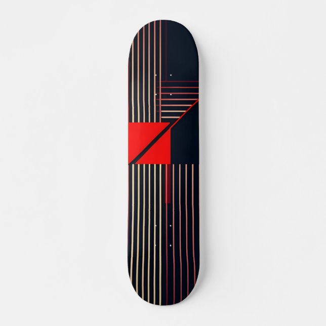 Skateboard Diseño gráfico retro elegante