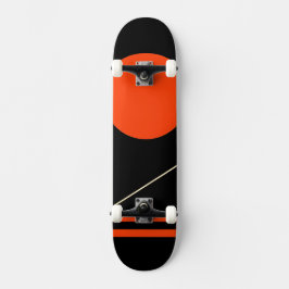Skateboard Diseño gráfico retro minimalista