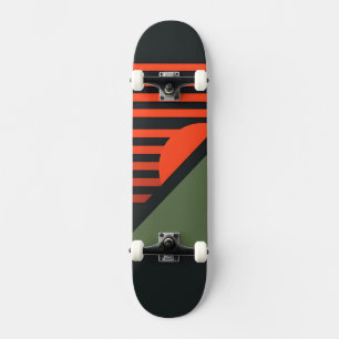 Skateboard Diseño gráfico retro minimalista