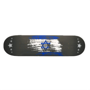 Skateboard Diseño israelí fresco de la bandera