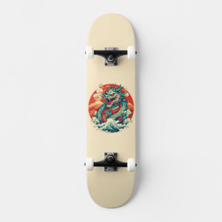 Skateboard Diseño Japonés