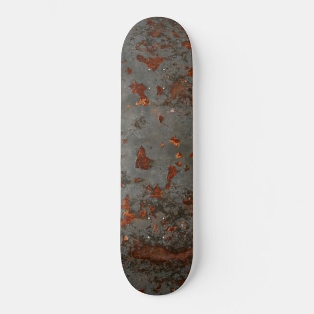 Skateboard - Diseño Metalizado Rusty (Anverso)