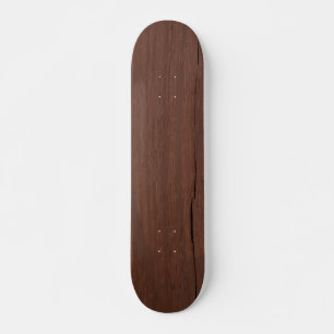 Skateboard Diseño minimalista de calle con fractura de madera