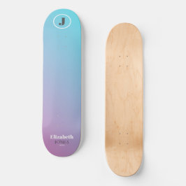 Skateboard Diseño minimalista en tonos pastel