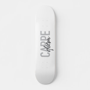 Skateboard Diseño moderno, sencillo, urbano, fresco Carpe Die