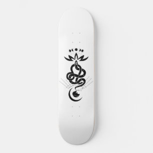 Skateboard Diseño original para impresión de serpientes 2025,