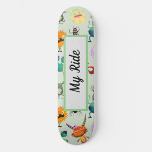 Skateboard Diseño personalizado de monstruos para niños   