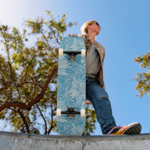 Skateboard Diseño retro, William Morris