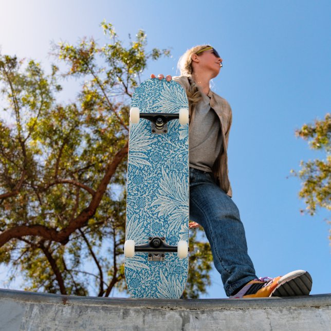 Skateboard Diseño retro, William Morris (Exterior 1)