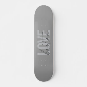 Skateboard Diseño sencillo, fresco, moderno y urbano de Love