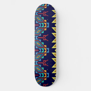 Skateboard Diseño tribal abstracto
