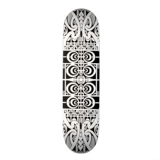 Skateboard Diseño tribal maorí y de Marquesas del tatuaje