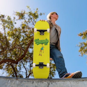 Skateboard Diseño Venezuela 1987 – Estilo retro ochentero