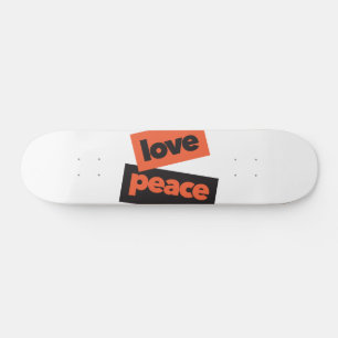 Skateboard Diseño vibrante, audaz, simple, urbano de Love Pea