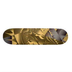 Skateboard Diseños calientes de Frac de Leslie Harlow - oro