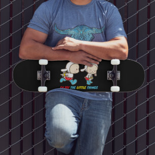 Skateboard DISFRUTAR DE LAS PEQUEÑAS COSAS lindo divertido mo