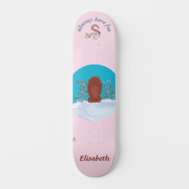 Skateboard Diversión de búsqueda del tesoro ardilla cavando p
