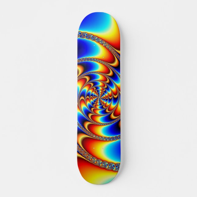 Skateboard Diversión de color - Fractal (Anverso )