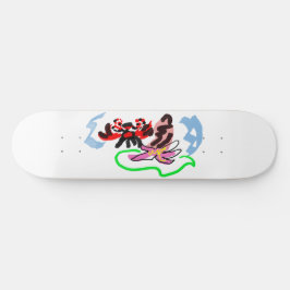 Skateboard Diversión de verano con carbohidratos