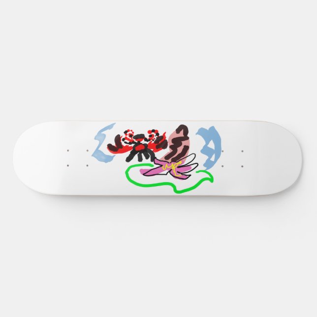 Skateboard Diversión de verano con carbohidratos (Horz)